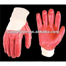open back PVC gloves